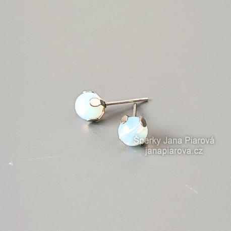 Náušnice puzety / OPALIT kuličky 6 mm